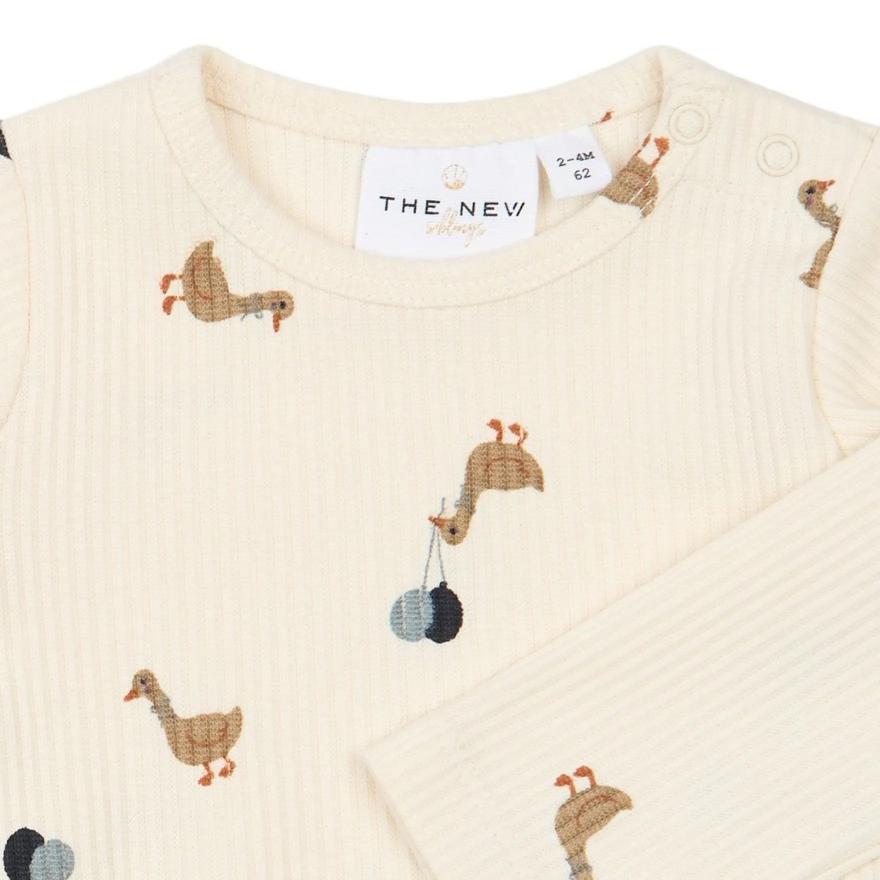 Ripp-Body "Ente" creme 68