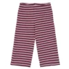 Ripp-Hose weit mauve gestreift 110