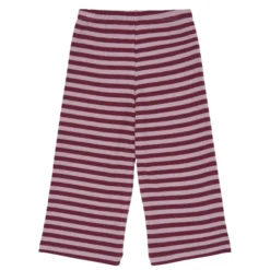 Ripp-Hose weit mauve gestreift 110