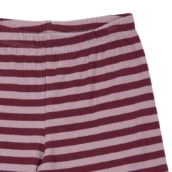 Ripp-Hose weit mauve gestreift 110