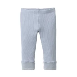 Ripp-Leggings blaugrau 74/80