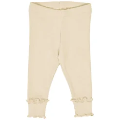 Ripp-Leggings mit Rüsche oak 92