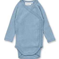 Ripp-Wickelbody light denim 50/56
