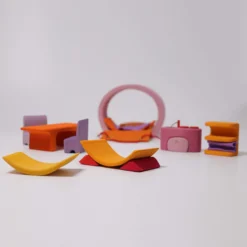 Rosa-Orangenes Bauhaus