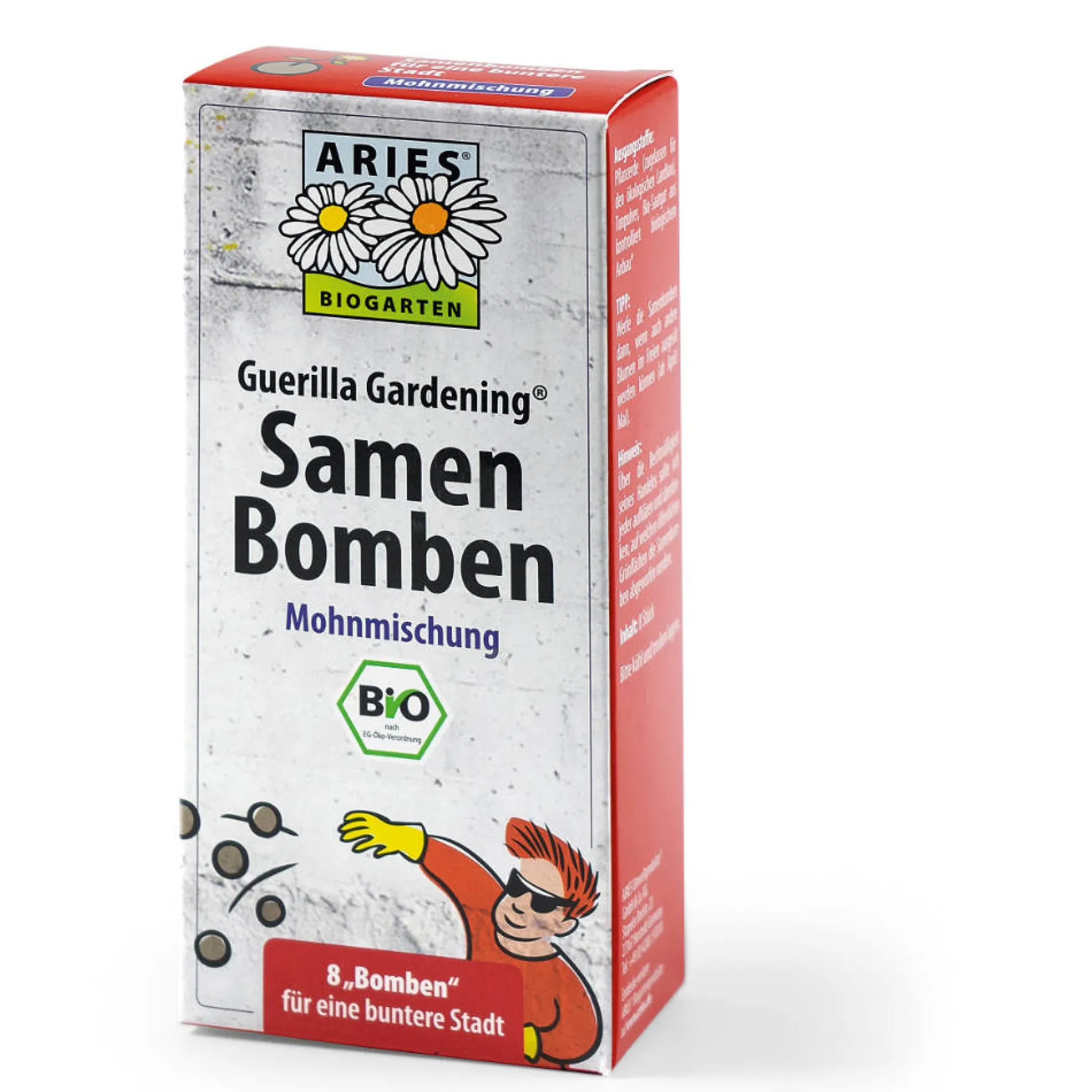 Samenbomben "Mohnmischung" 8er