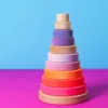 Scheibenturm Neonpink groß