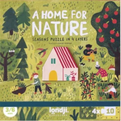 Schichtenpuzzle "A home for nature" 4x10 Teile