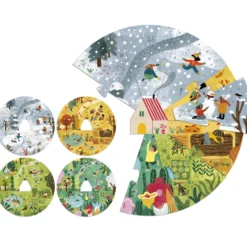 Schichtenpuzzle "A home for nature" 4x10 Teile