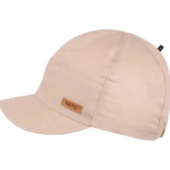 Schirmcap mit Leinen natur