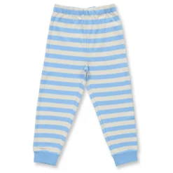 Schlafanzug "Popcorn" blau gestreift 122/128