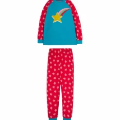 Schlafanzug rot "Star" 86/92