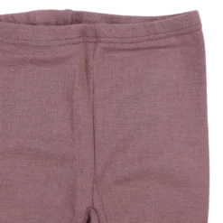 Schlafanzug Wolle Seide Ringel mauve 98