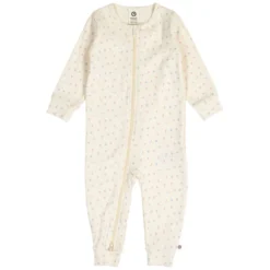 Schlafoverall „Blümchen“ creme 86
