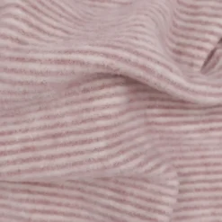 Schlafsack Wollfrottee mit Bein mauve 74/80