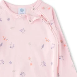 Schlafstrampler "Vögellein" rosa 44