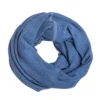 Schlauchschal "Strunzl" Wolle-Seide jeans blau