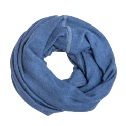 Schlauchschal "Strunzl" Wolle-Seide jeans blau