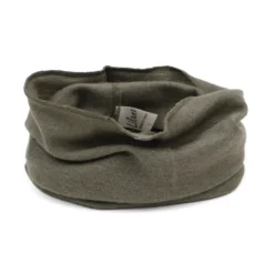 Schlauchschal Wolle Seide khaki Gr.1