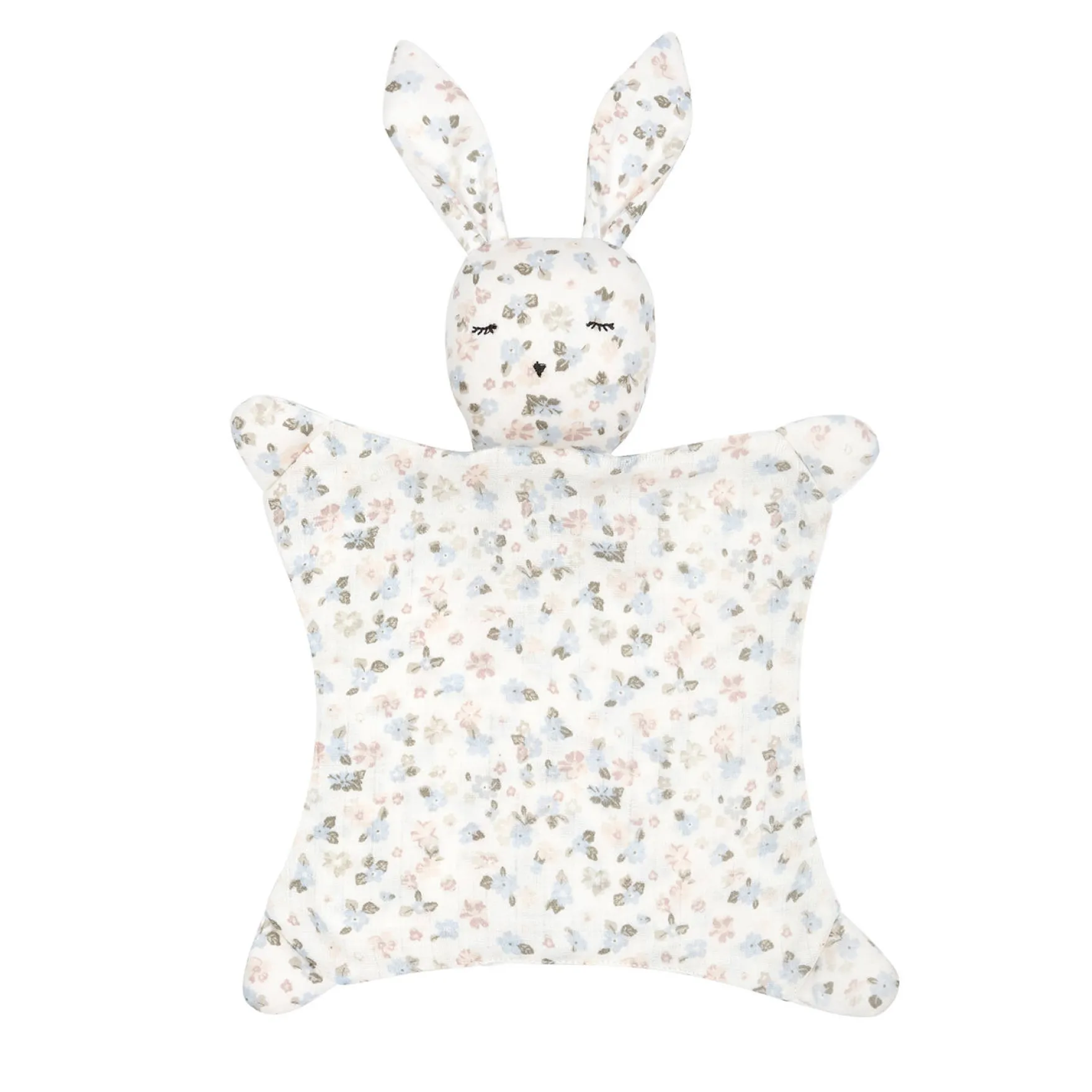 Schmusetuch Hase geblümt creme