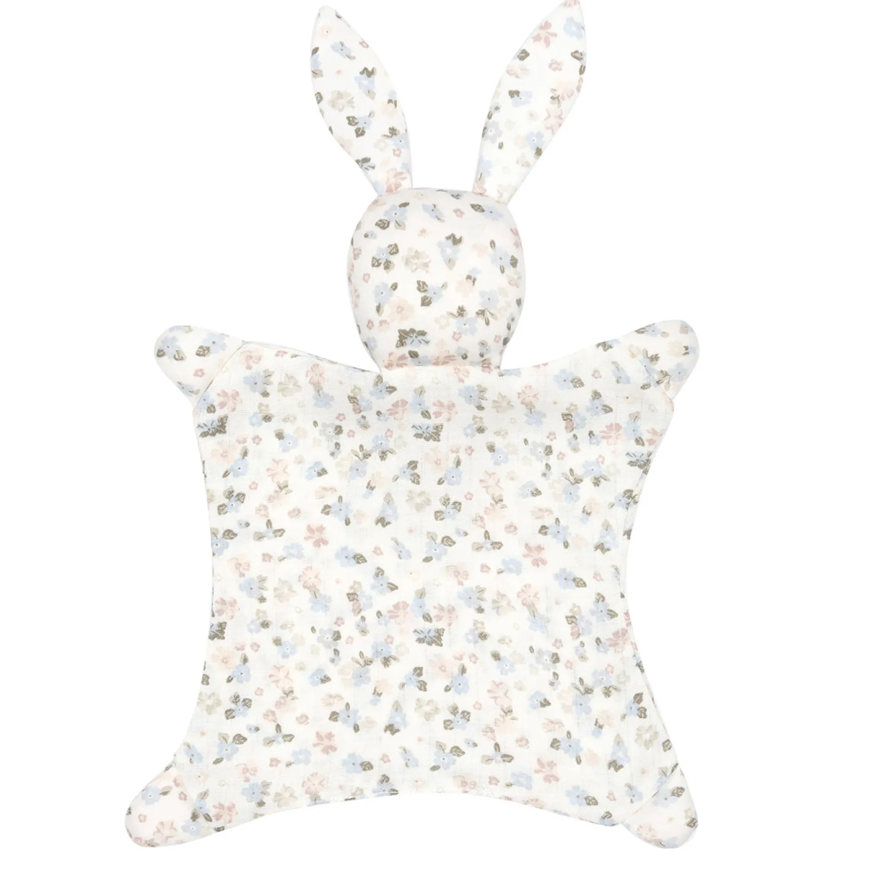 Schmusetuch Hase geblümt creme