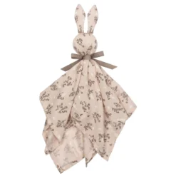 Schnuffeltuch Hase altrosa-walnuss