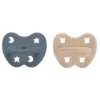 Schnuller 2er-Pack kiefergerecht "sand & ocean blue" 3-36 Monate