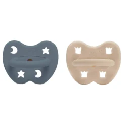 Schnuller 2er-Pack kiefergerecht "sand & ocean blue" 3-36 Monate