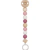 Schnullerkette "Herz" pink