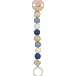 Schnullerkette "Stern" blau