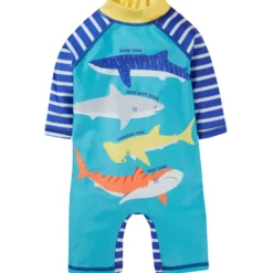 Schwimmanzug "Haie" blau UPF 40+ 92