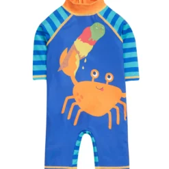 Schwimmanzug "Krabbe" blau UPF 40+ 92