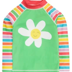 Schwimmshirt "Blume" grün UPF 40+ 128