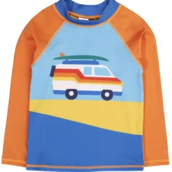 Schwimmshirt "Camper" orange-gelb 50+ 110
