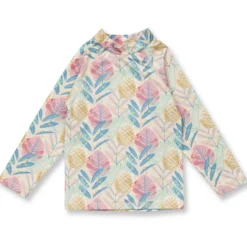 Schwimmshirt "Tropical" pastel UPF 50+ 74/80