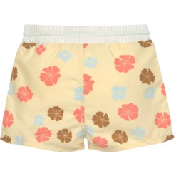 Schwimm-Shorts "Blumen" mit UV Schutz vanille 86