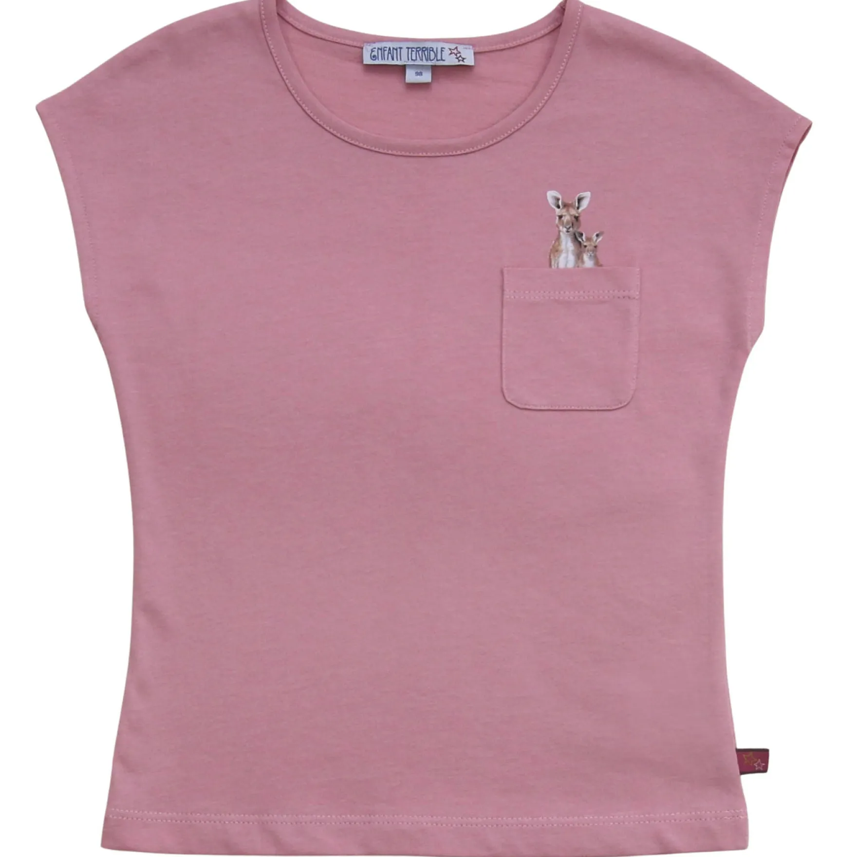 Shirt "Känguru" rosenholz 86/92
