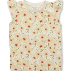 Shirt mit Flügelarm "Flowers" natur 110