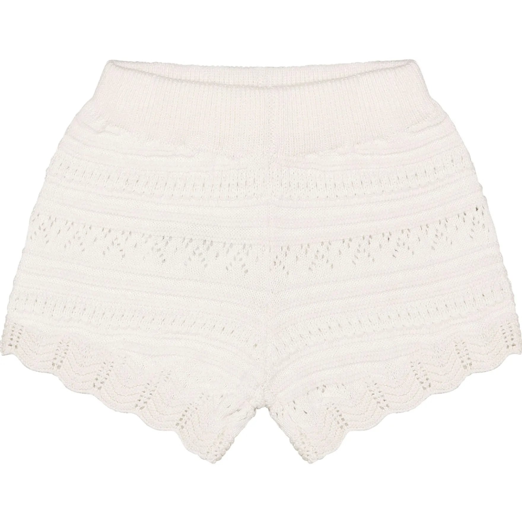 Shorts "Ajourstrick" warmweiß 68