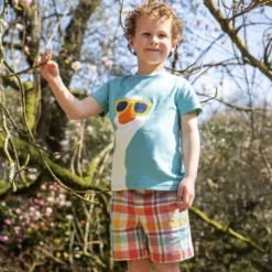 Shorts buntes Karomuster 110