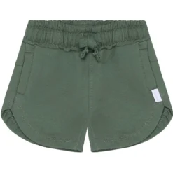 Shorts mit Kordelzug dunkelgrün 80