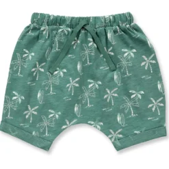 Shorts "Palmen" smaragdgrün 86