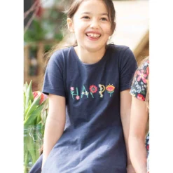 Skaterkleid dunkelblau "Happy" 98/104