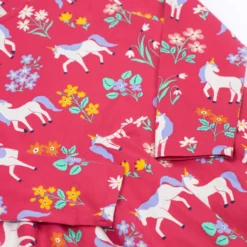 Skaterkleid langarm "Einhorn" rotpink 110