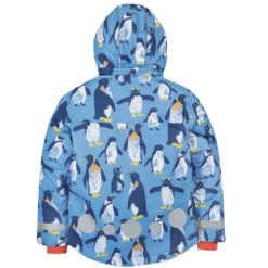 Skijacke recycelt "Pinguin" blau 104