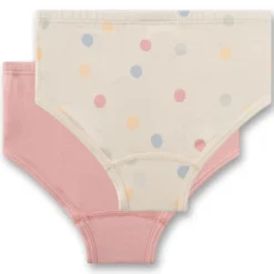 Slip 2er-Pack "Punkte" rose-sand 104