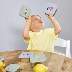 Snackbox 3er Set Edelstahl 