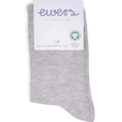 Socken grau uni 18-19