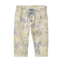 Sommerhose "Tropische Blätter" khaki 104