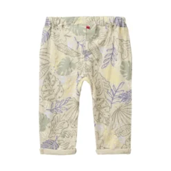 Sommerhose "Tropische Blätter" khaki 104