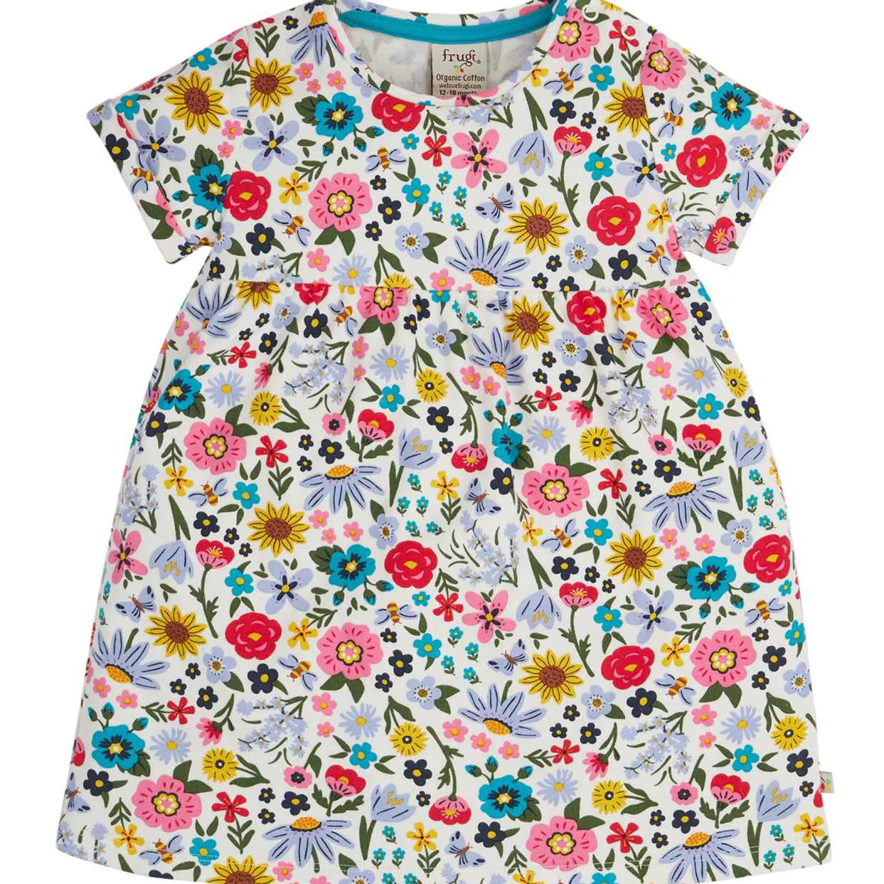 Sommerkleid weiß "Flowers" 80/86